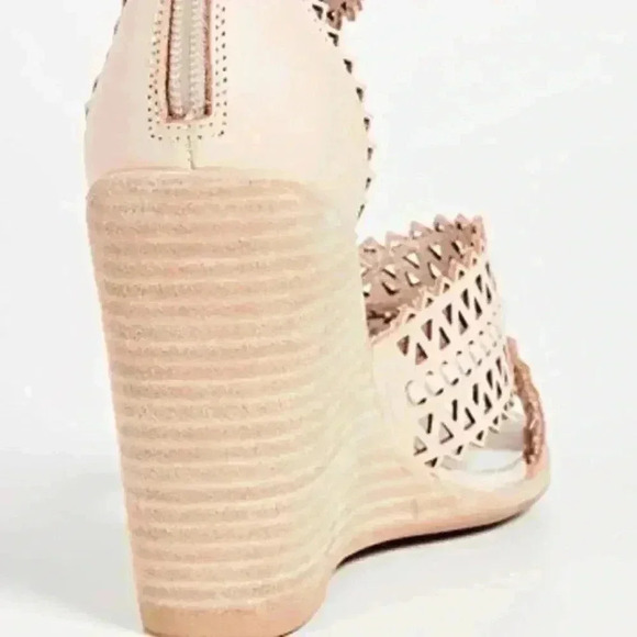 Jeffrey Campbell Besante St Wedge Sandals Size 6.5 - Picture 5 of 8